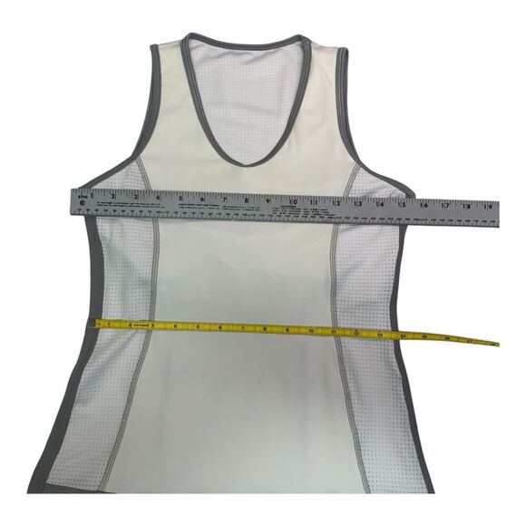SOFTBELLA Womens Tennis Dress Athletic Skort Sleeveless Athleisure White M - Picture 6 of 7